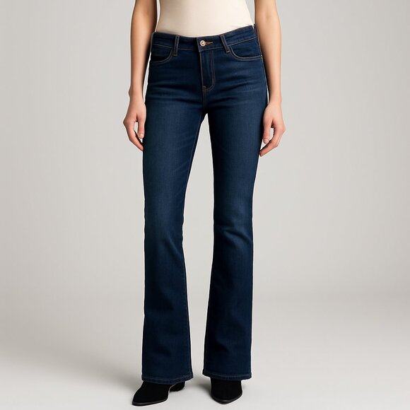 Abercrombie & Fitch Women’s Dark Wash Bootcut Jeans - Picture 1 of 4